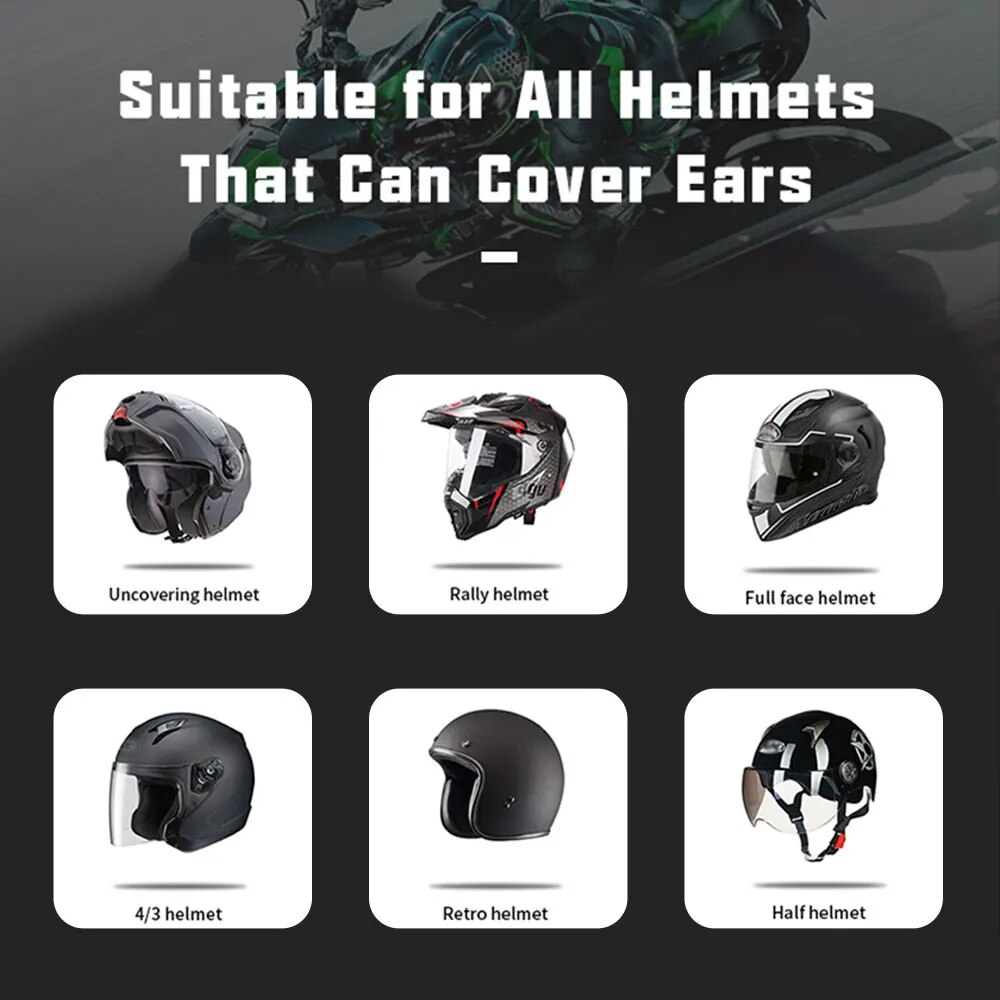 Kihous Single Ear motorhelm-he - Bluetooth Headset On Ear recensie en prijs