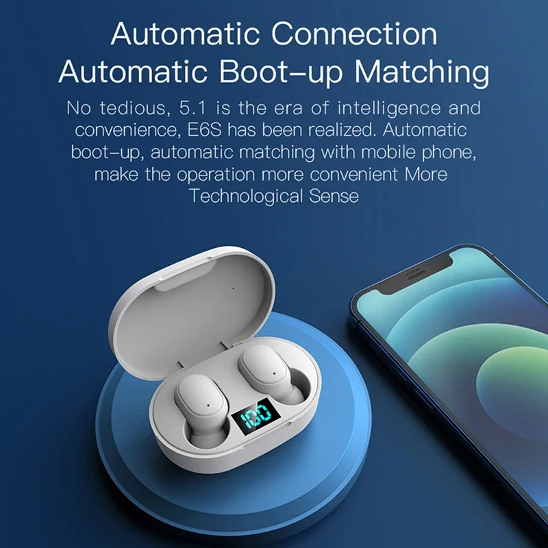 Nieuwe E6S draadloze Bluetooth - Bluetooth Headset On Ear recensie en prijs