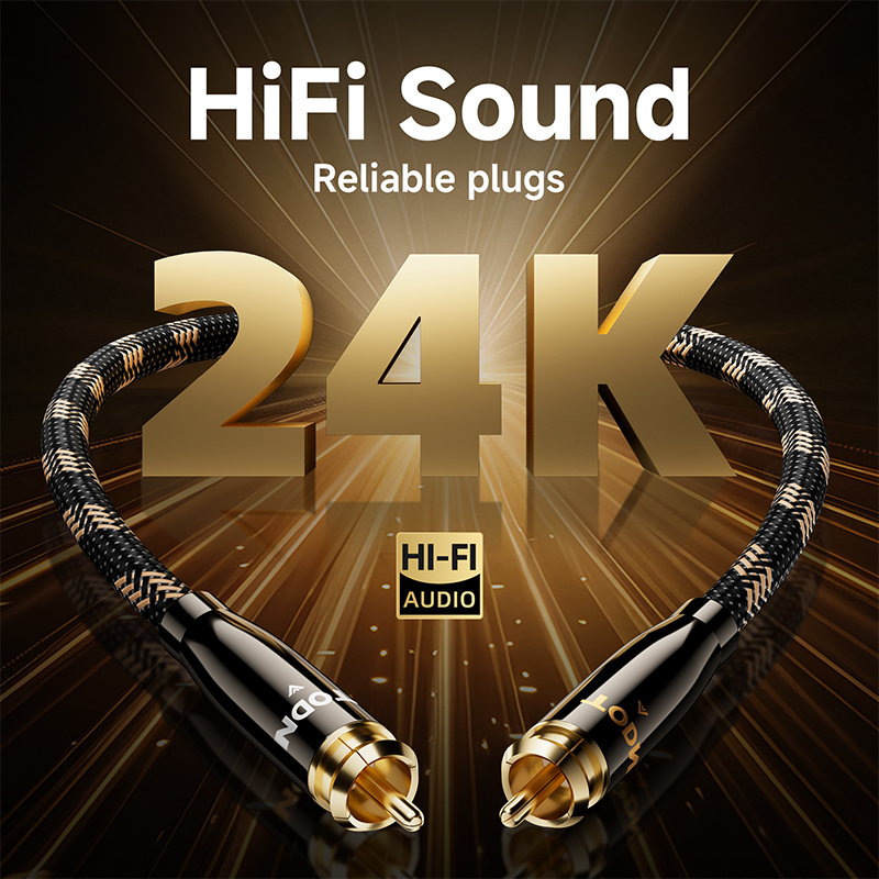 TODN RCA Kabel HiFi Stereo 3.5 - Cable Extension 3.5 recensie en prijs