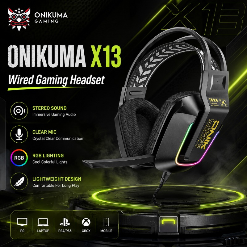 ONIKUMA X13 Gaming Headset Bed - Gaming Headset Rgb recensie en prijs