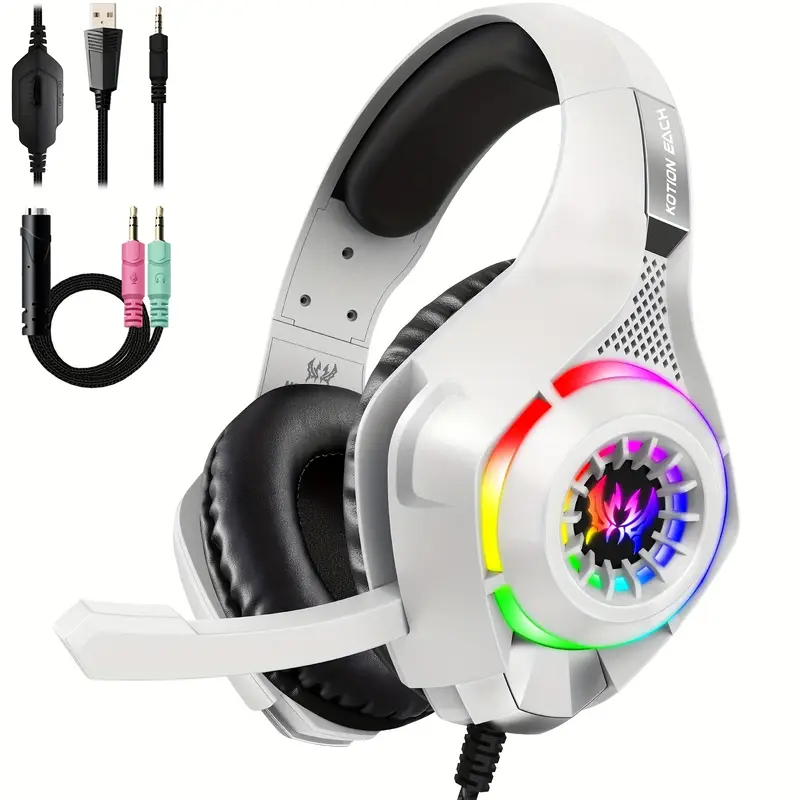 Gamingheadset voor pc, PS4, PS - Gaming Headset Rgb recensie en prijs