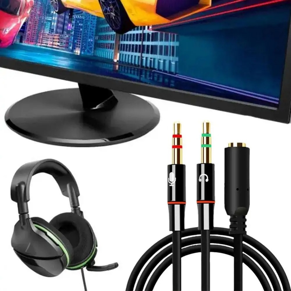 3,5 mm hoofdtelefoon microfoon - Audio Splitter Y recensie en prijs