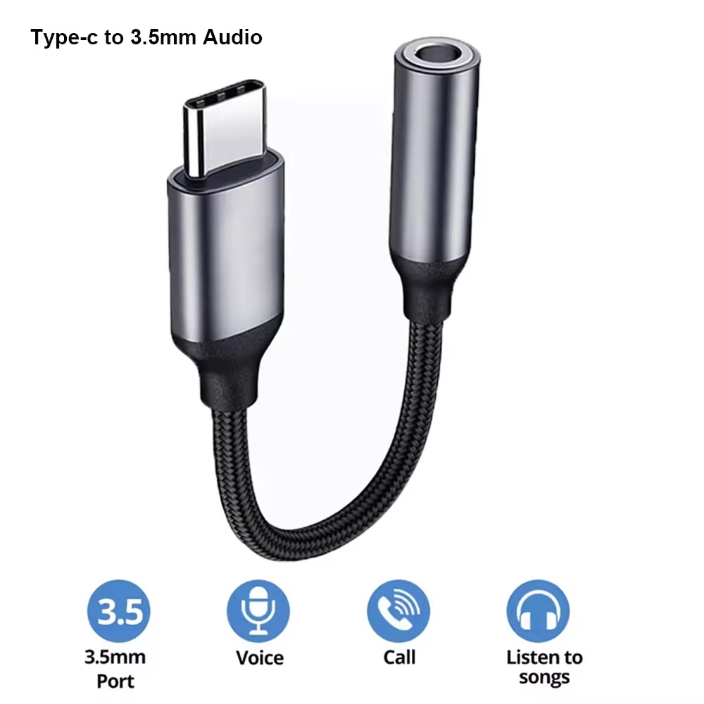 USB-C naar 3.5mm audioadapter, - Audiophile Headphone Wired recensie en prijs