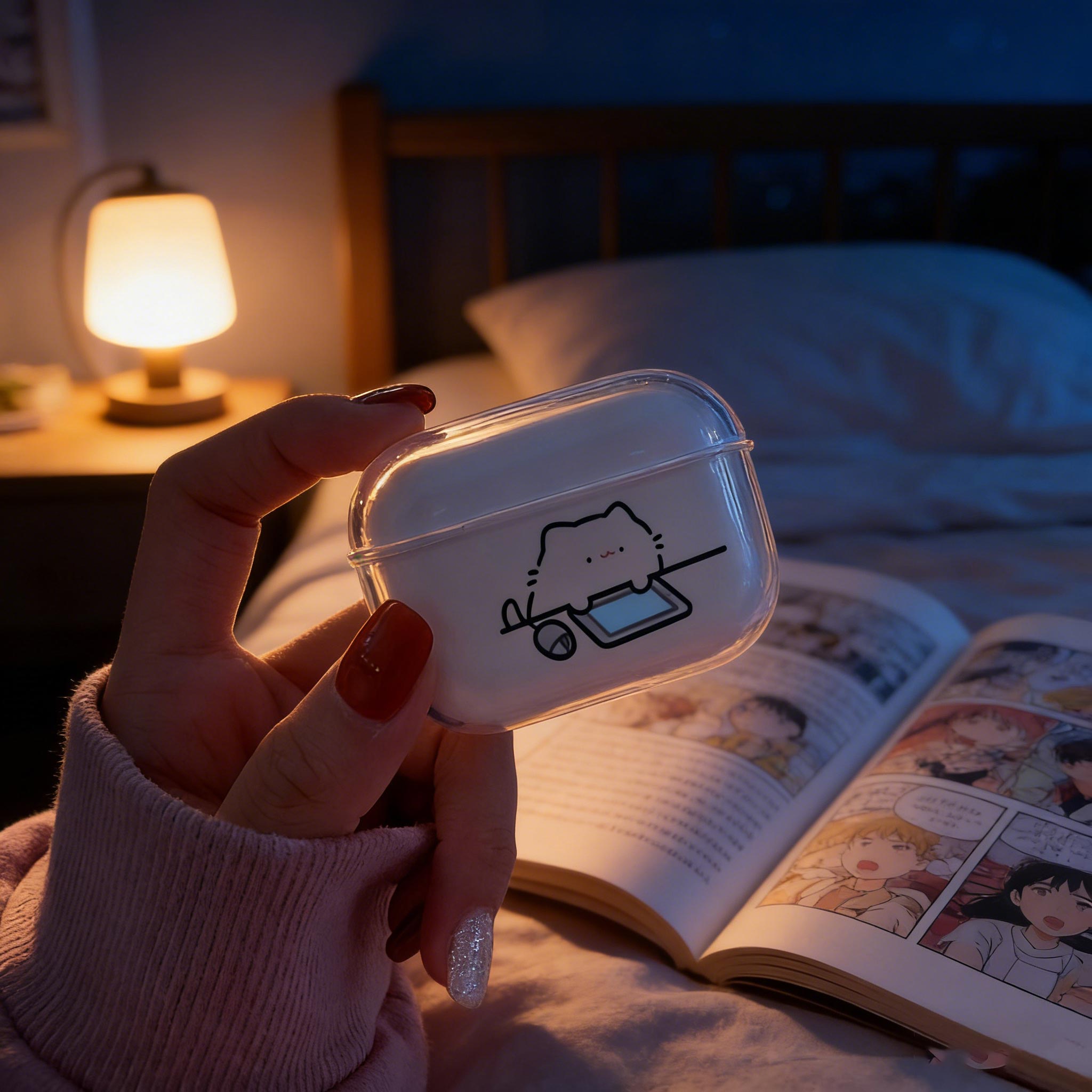 Schattige katten transparante  - Headphone Case Hard recensie en prijs